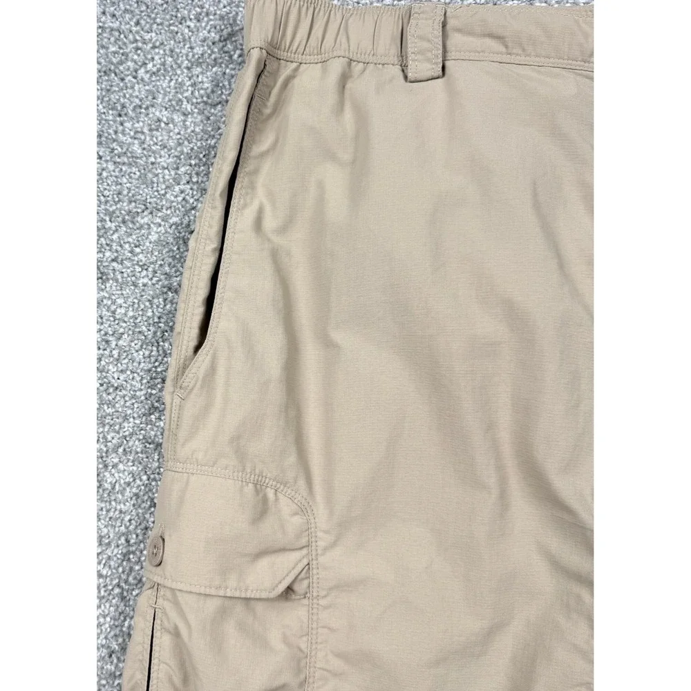 The North Face Men's M Khaki Cargo Hiking Shorts Outdoor Trail